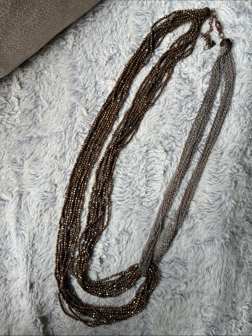 Unique and Versatile Looped Beaded Necklace